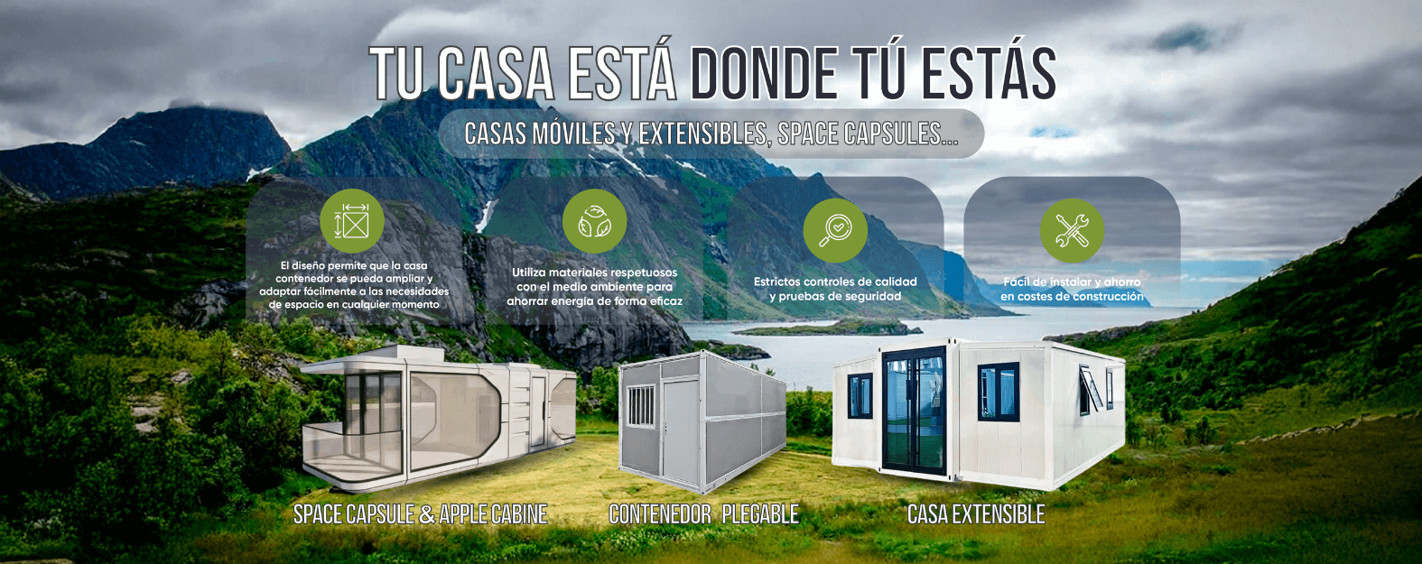 Casas Plegables y Prefabricadas en toda España - TuCasaMobil