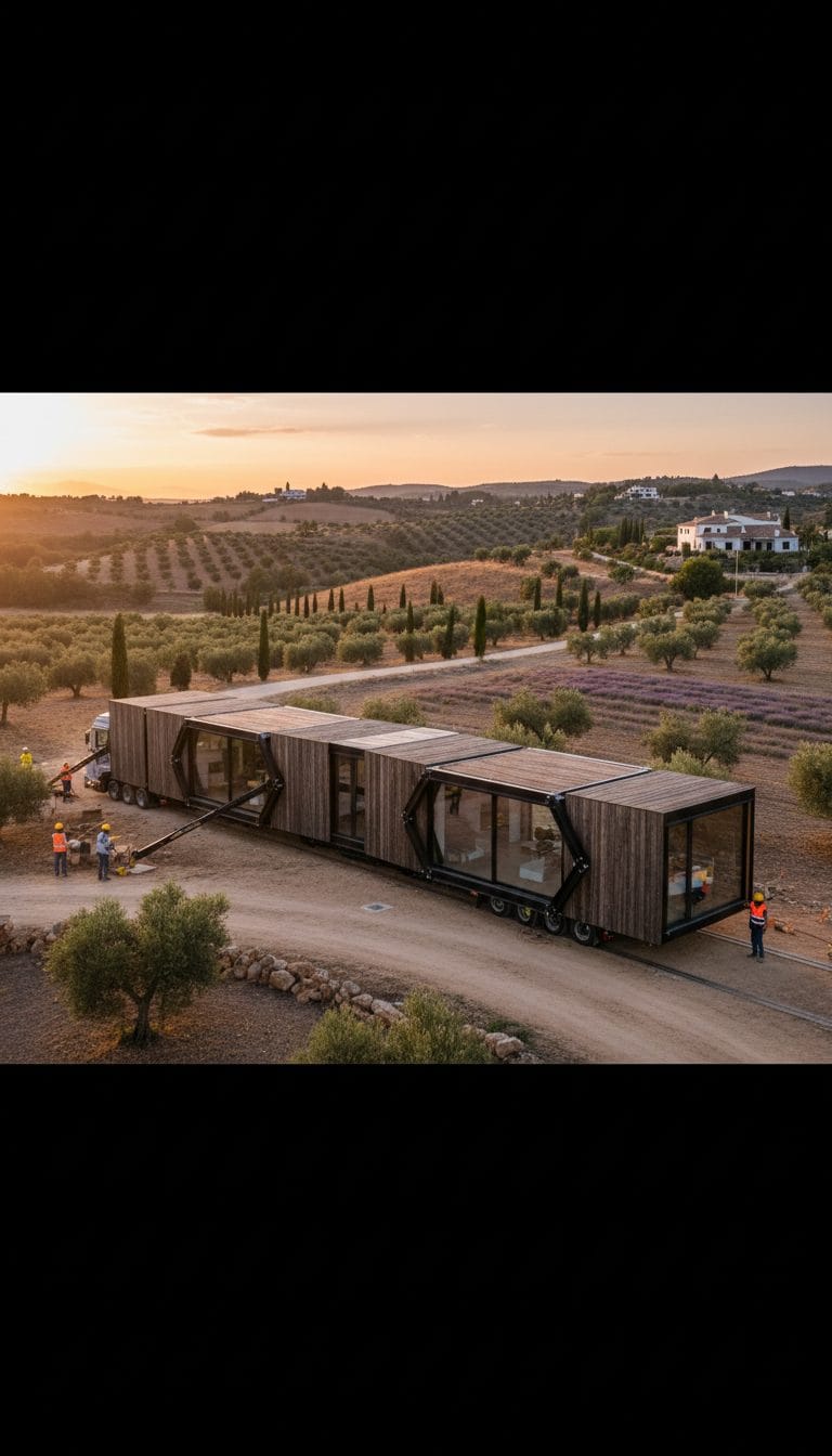 Revolución de la casa móvil y casas plegables en España